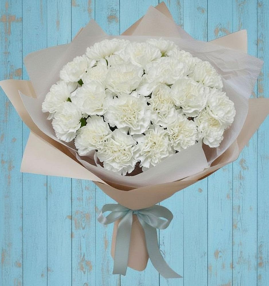 Букет цветов из: Гвоздики в Нефтегорске Самарской области