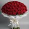 Букет 101 Красная роза Блэк Мэджик в Нефтегорске Самарской области