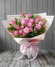 Букет Розовый кустик в Нефтегорске Самарской области