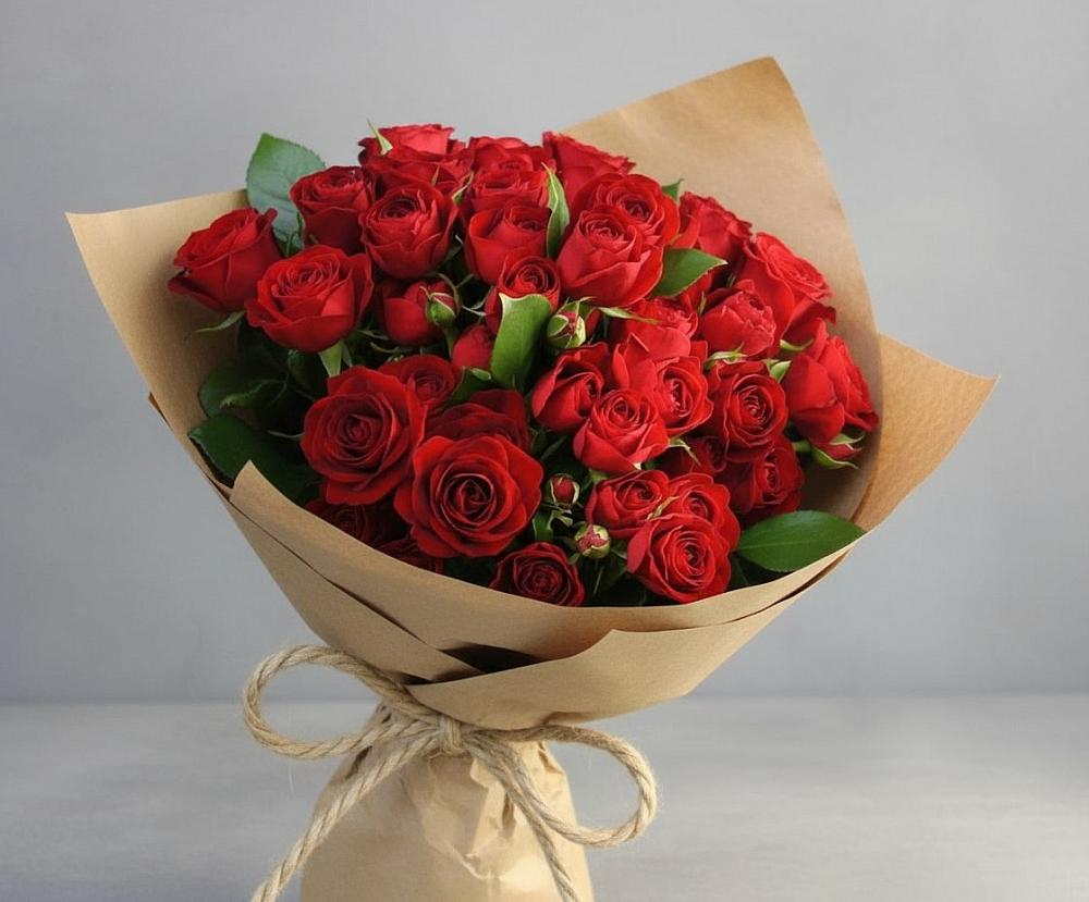 Букет Любовный роман в Нефтегорске Самарской области