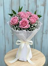 Букет цветов из:  Розы в Нефтегорске Самарской области