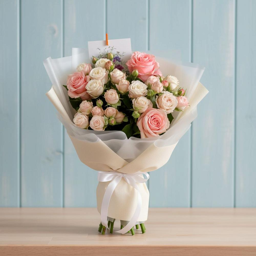 Букет цветов из: Розы в Нефтегорске Самарской области