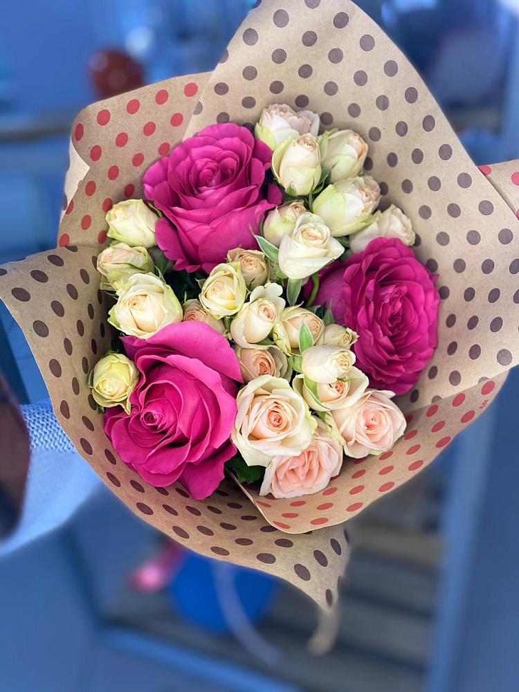 Букет цветов из: Розы в Нефтегорске Самарской области