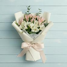 Букет цветов из:  Альстромерии #REPLACE_PRED# Нефтегорске Самарской области