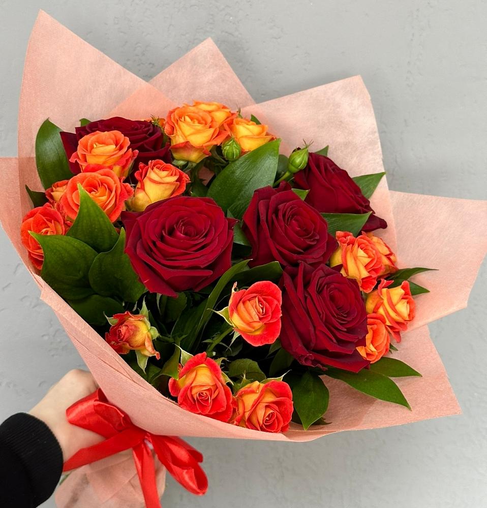 Букет Любовь и восторг в Нефтегорске Самарской области