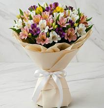 Букет цветов из:  Альстромерии в Нефтегорске Самарской области