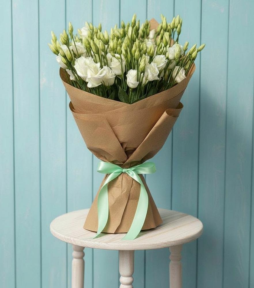 Букет цветов из: Лизиантусы в Нефтегорске Самарской области