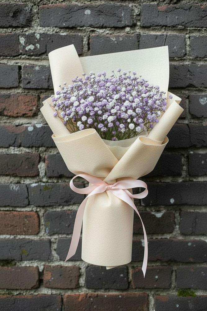 Букет цветов из: Гипсофила в Нефтегорске Самарской области