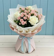 Букет цветов из:  Розы в Нефтегорске Самарской области