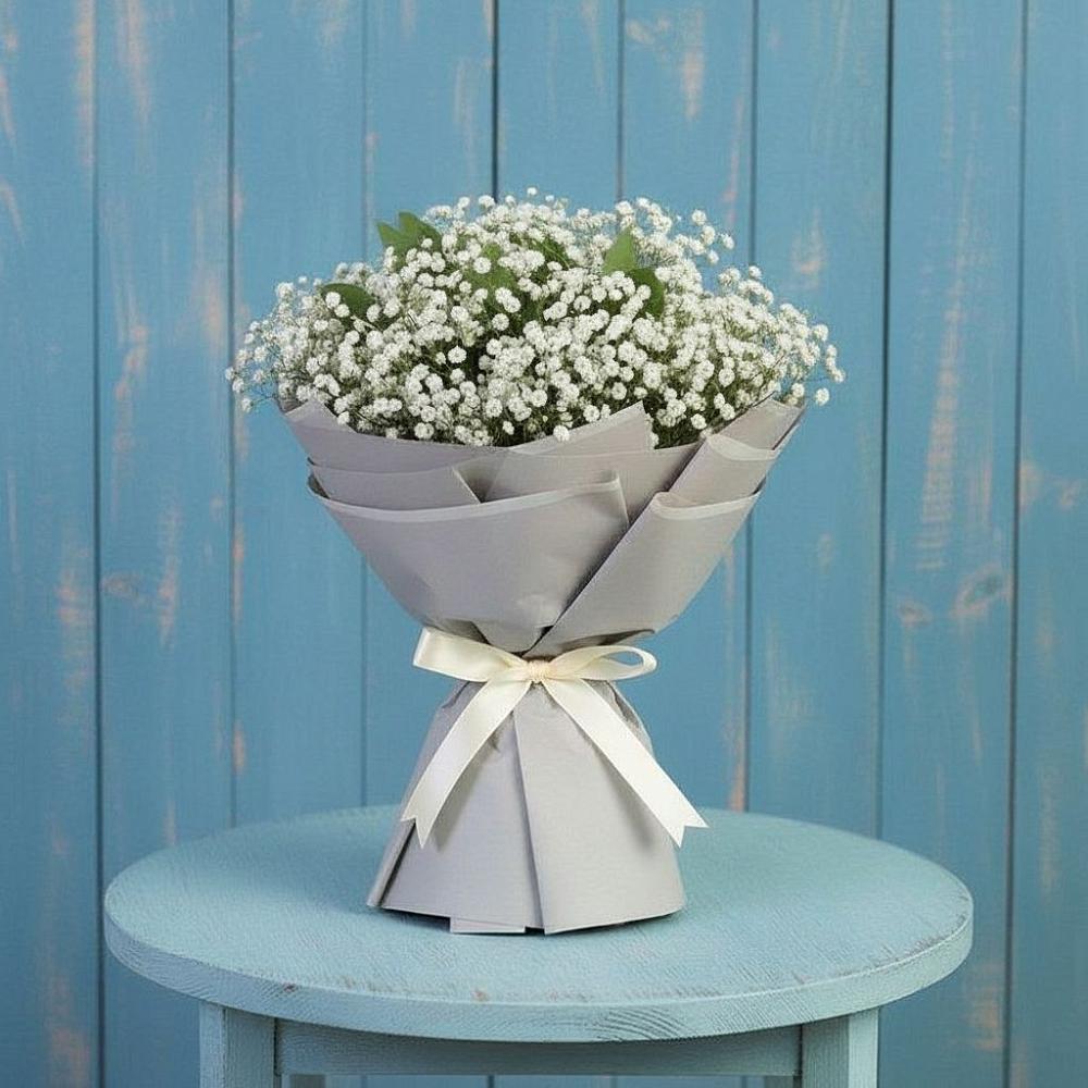 Букет цветов из: Гипсофила в Нефтегорске Самарской области