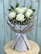 Букет цветов из:  Розы в Нефтегорске Самарской области