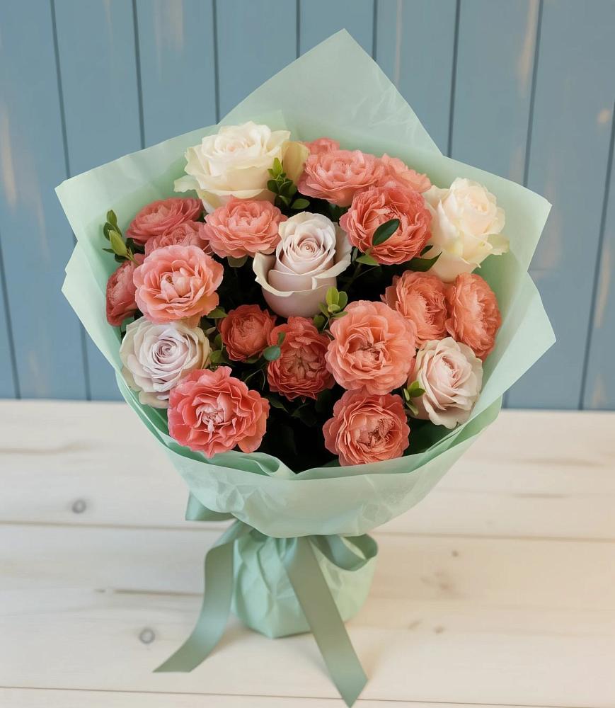 Букет цветов из: Розы в Нефтегорске Самарской области