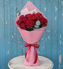 Букет цветов из:  Розы в Нефтегорске Самарской области