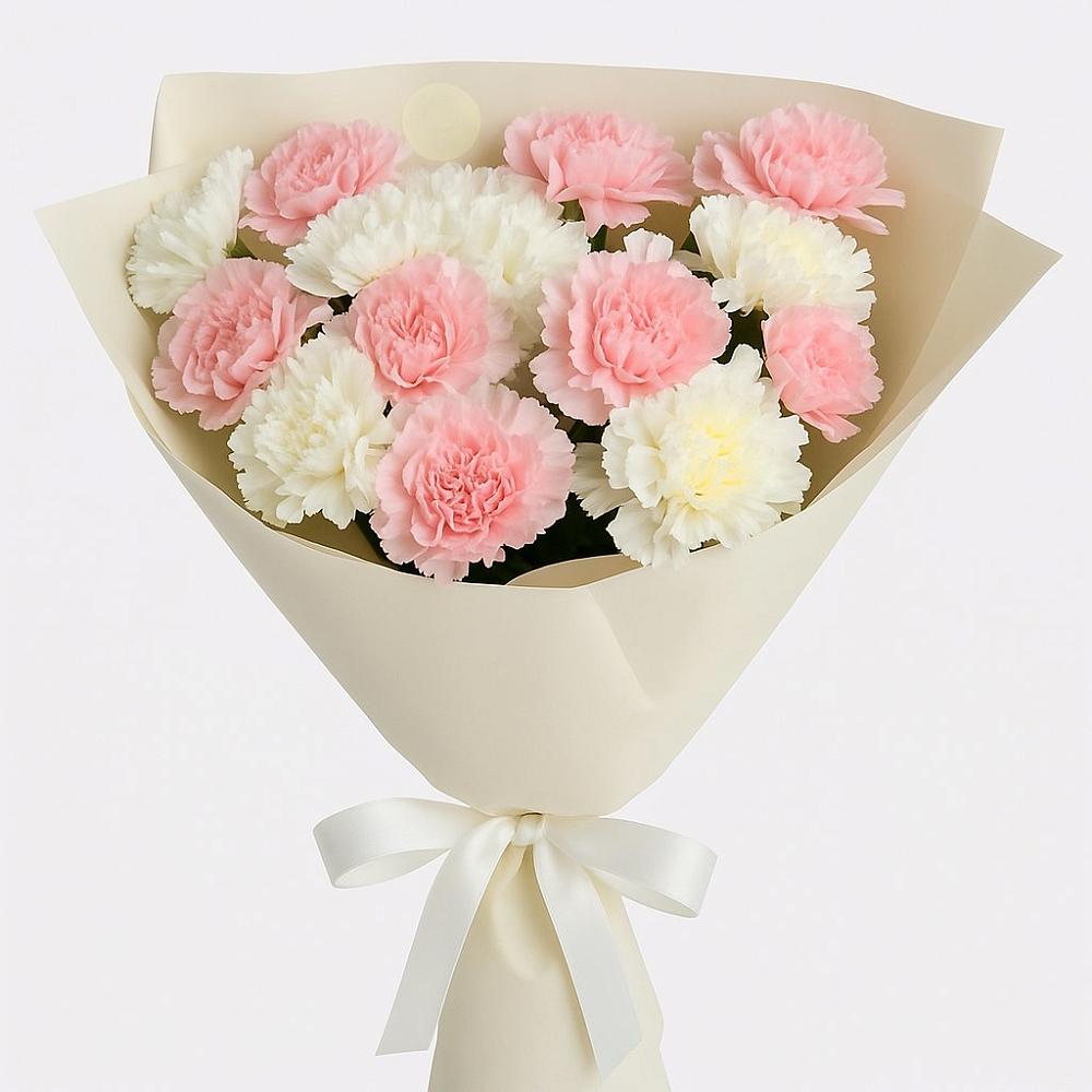 Букет цветов из: Гвоздики в Нефтегорске Самарской области