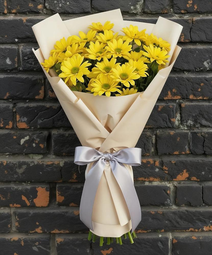 Букет цветов из: Хризантемы в Нефтегорске Самарской области