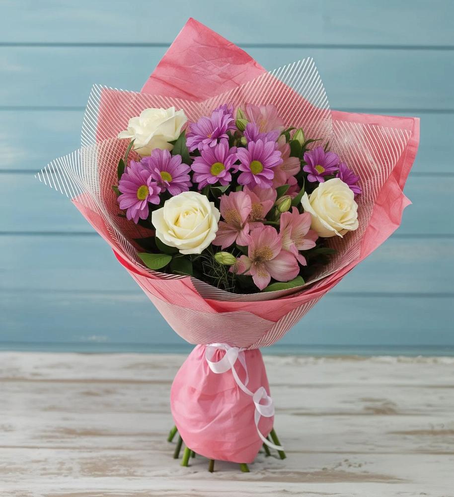 Букет цветов из: Герберы в Нефтегорске Самарской области