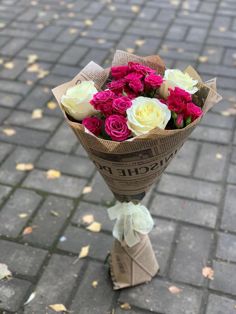 Букет цветов из: Розы в Нефтегорске Самарской области