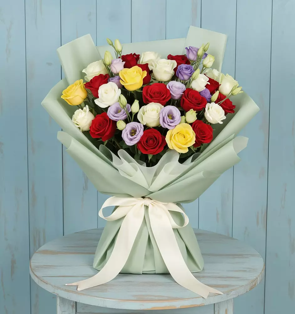 Букет цветов из: Розы в Нефтегорске Самарской области