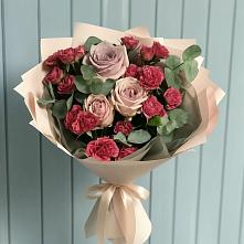 Букет цветов из:  Гвоздики и Розы #REPLACE_PRED# Нефтегорске Самарской области