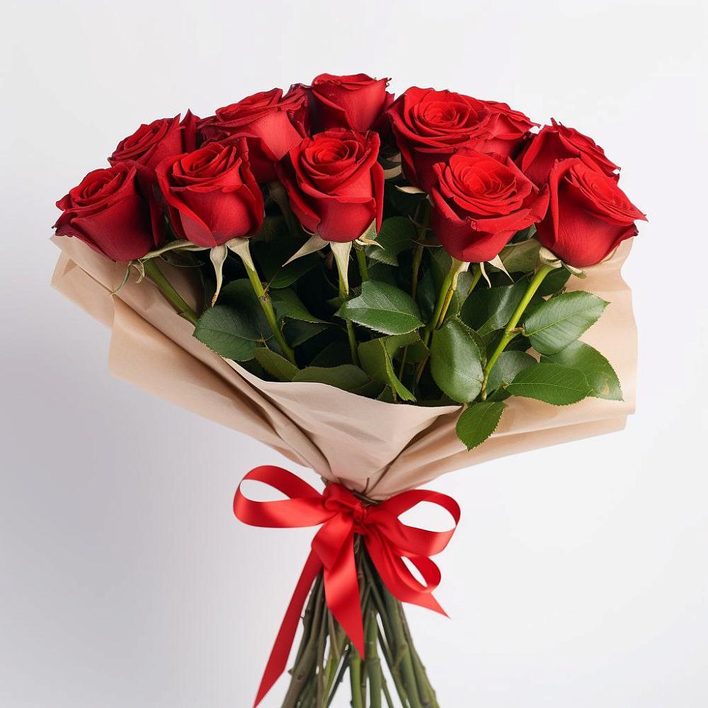 Букет 11 Красных роз Эдлесс Лав в Нефтегорске Самарской области