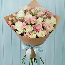 Букет цветов из:  Розы в Нефтегорске Самарской области
